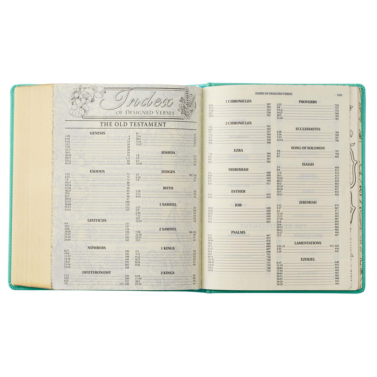 KJV Turquoise Faux Leather Hardcover My Promise Bible image 5