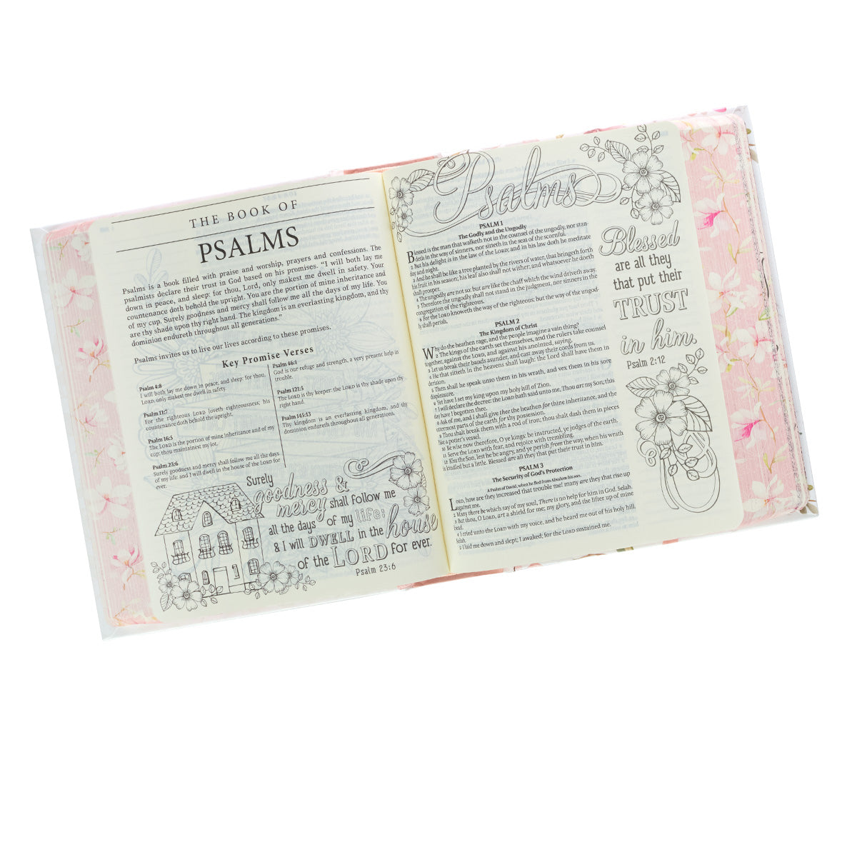 KJV Flower Garland Hardcover My Promise Bible image 3