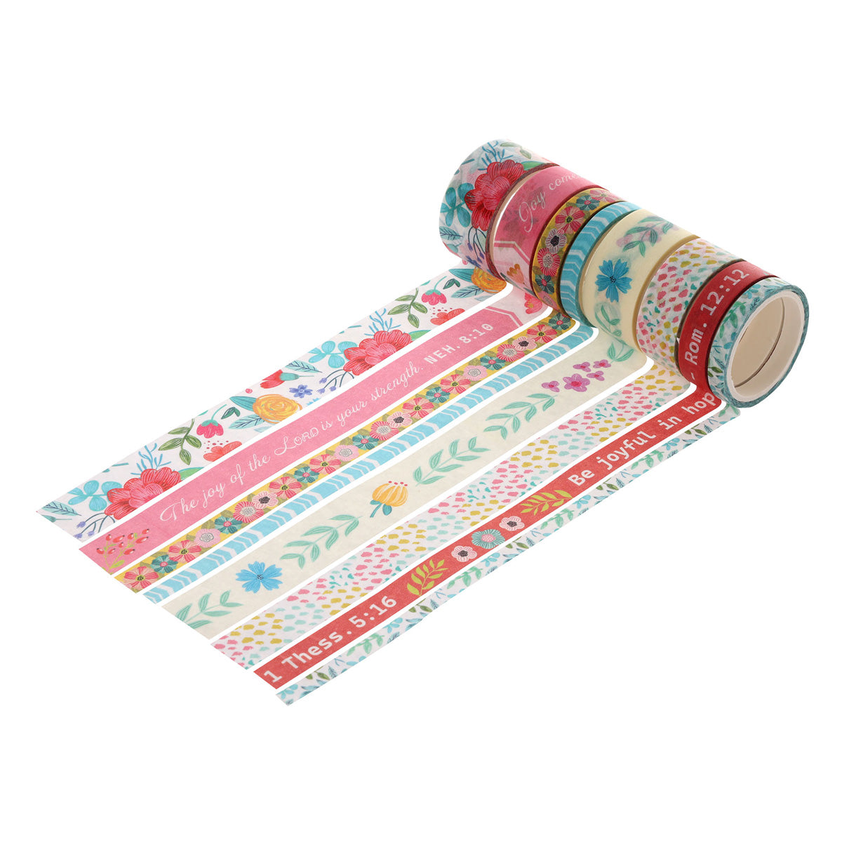 The Joy of the Lord Eight-Piece Washi Tape Set image 2