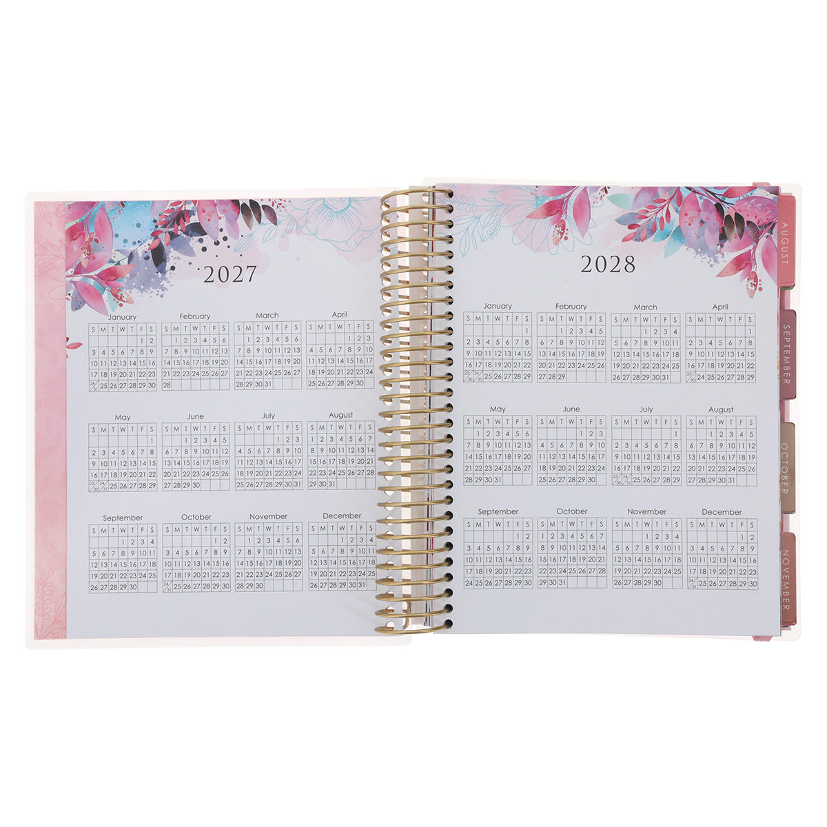 2027 Diary - 18-Month Planner for Women - Strength and Dignity - Wirebound image 5