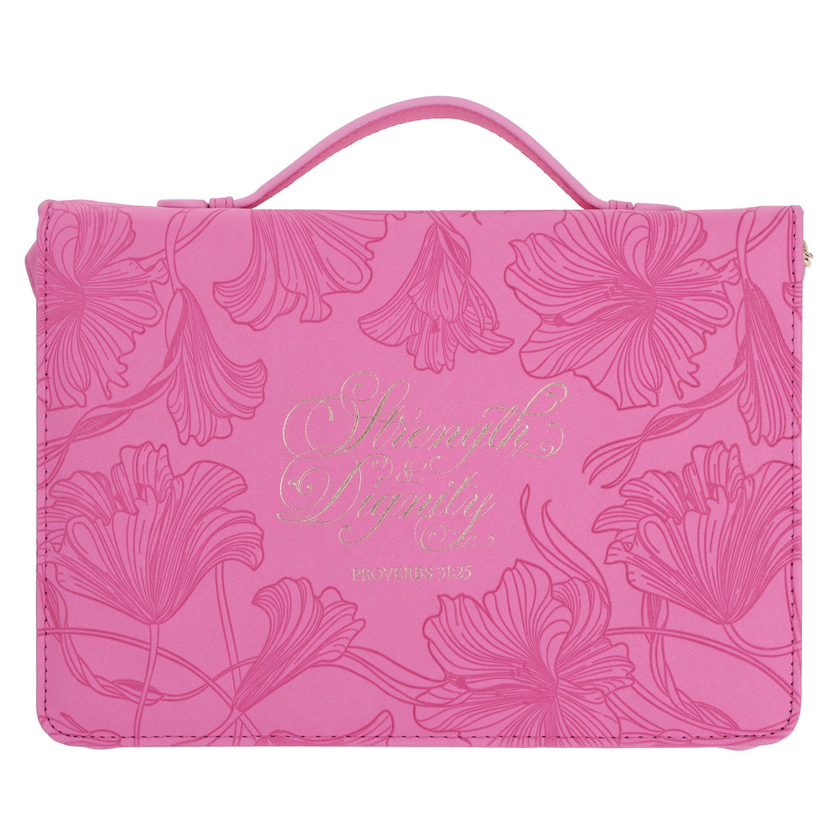 Strength and Dignity Faux Leather Bible Bag image 0