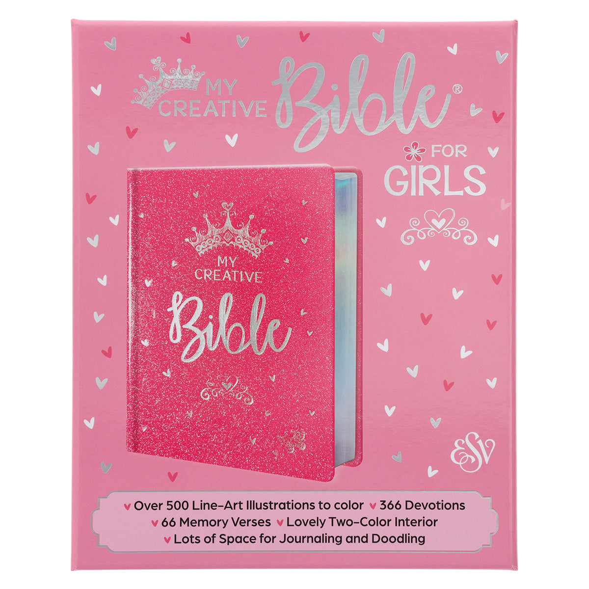 ESV Pink Glitter Hardcover My Creative Bible for Girls image 3