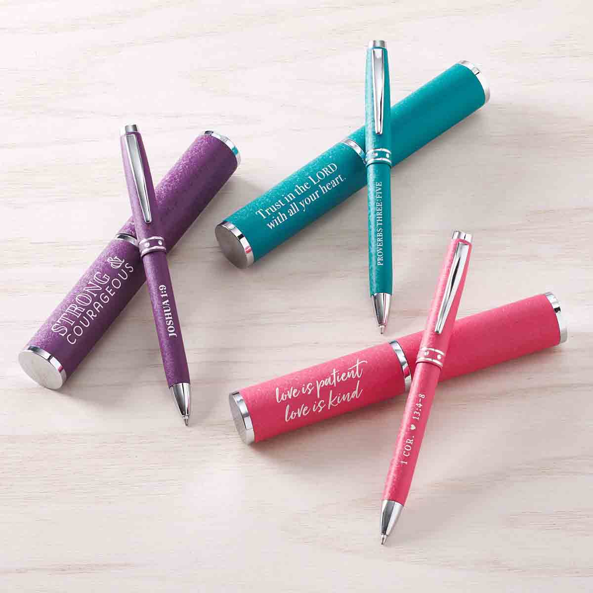 Love Is Patient Love Is Kind Metal Pen In Tube - 1 Corinthians 134-8 image 4