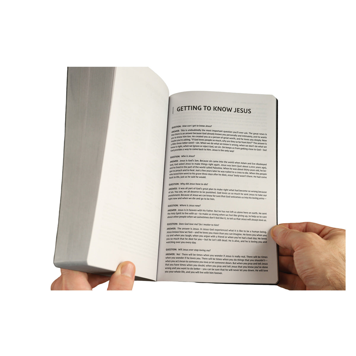 NIV Holy Bible Soft Touch Edition Black (Comfort Print)(Imitation Leather) image 4