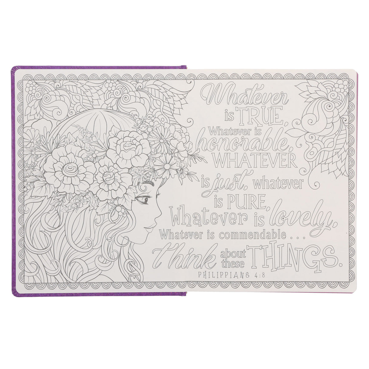 ESV Purple Stickers Hardcover My Creative Bible for Girls image 3