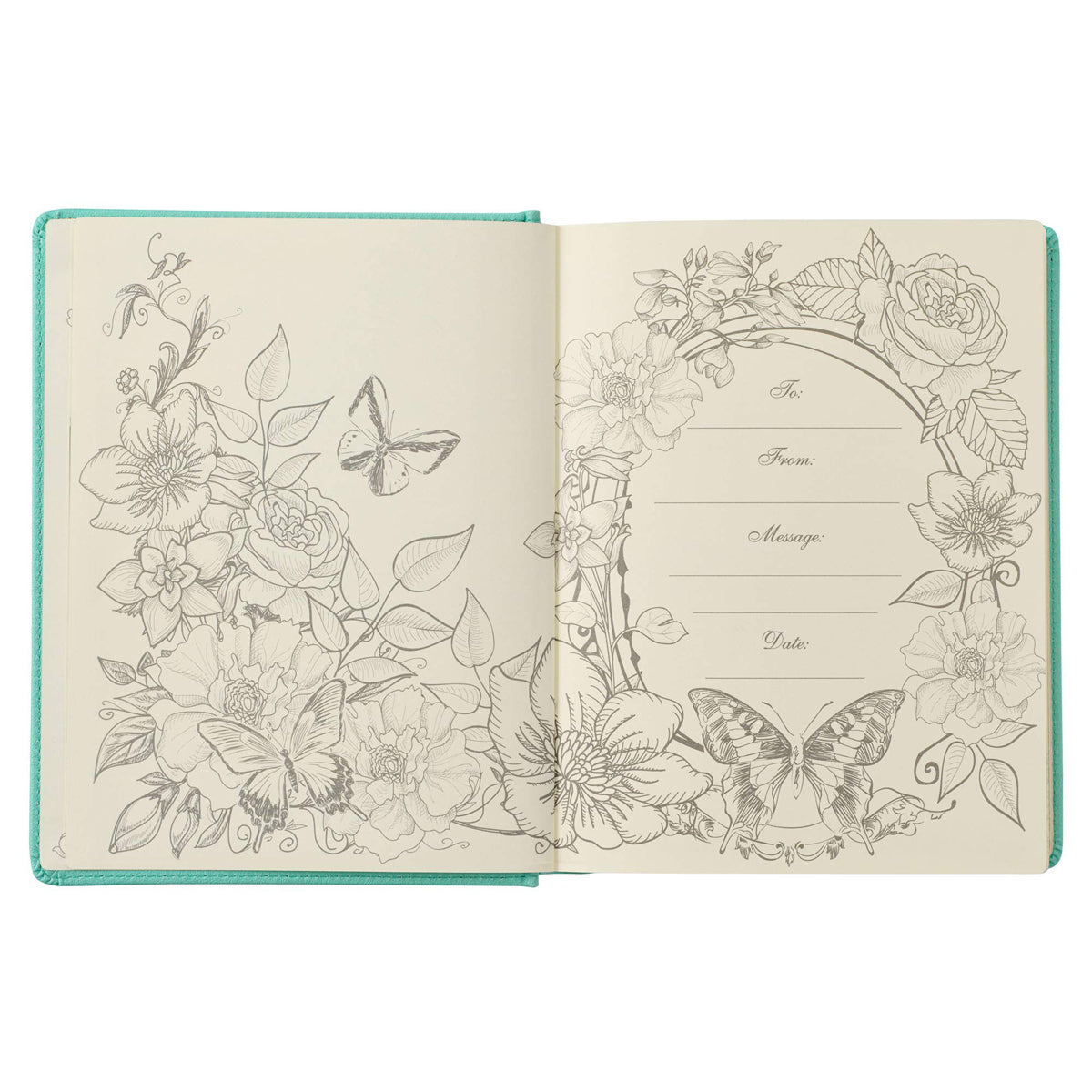 KJV Turquoise Faux Leather Hardcover My Promise Bible image 3
