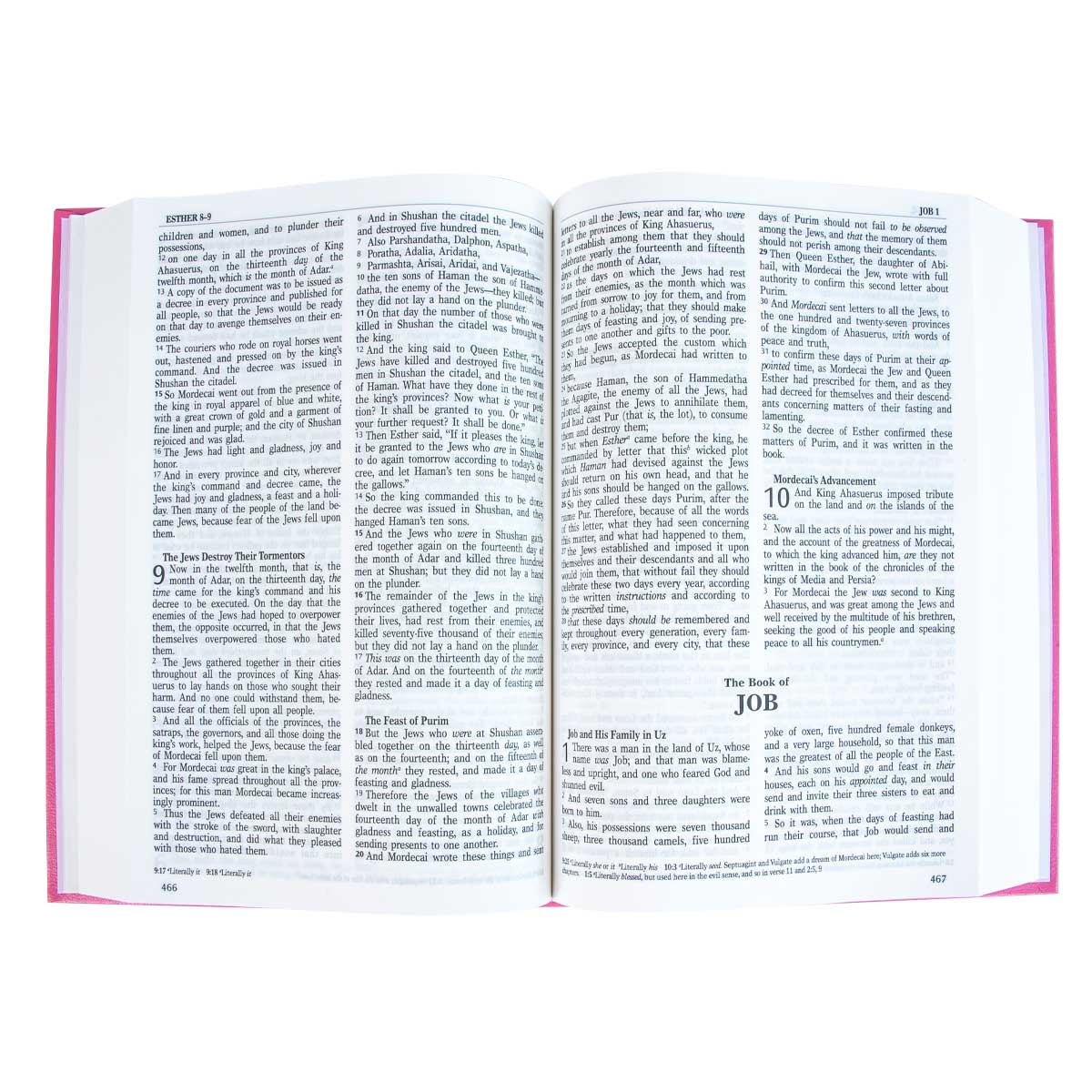 NKJV Pink Hardcover Bible image 5
