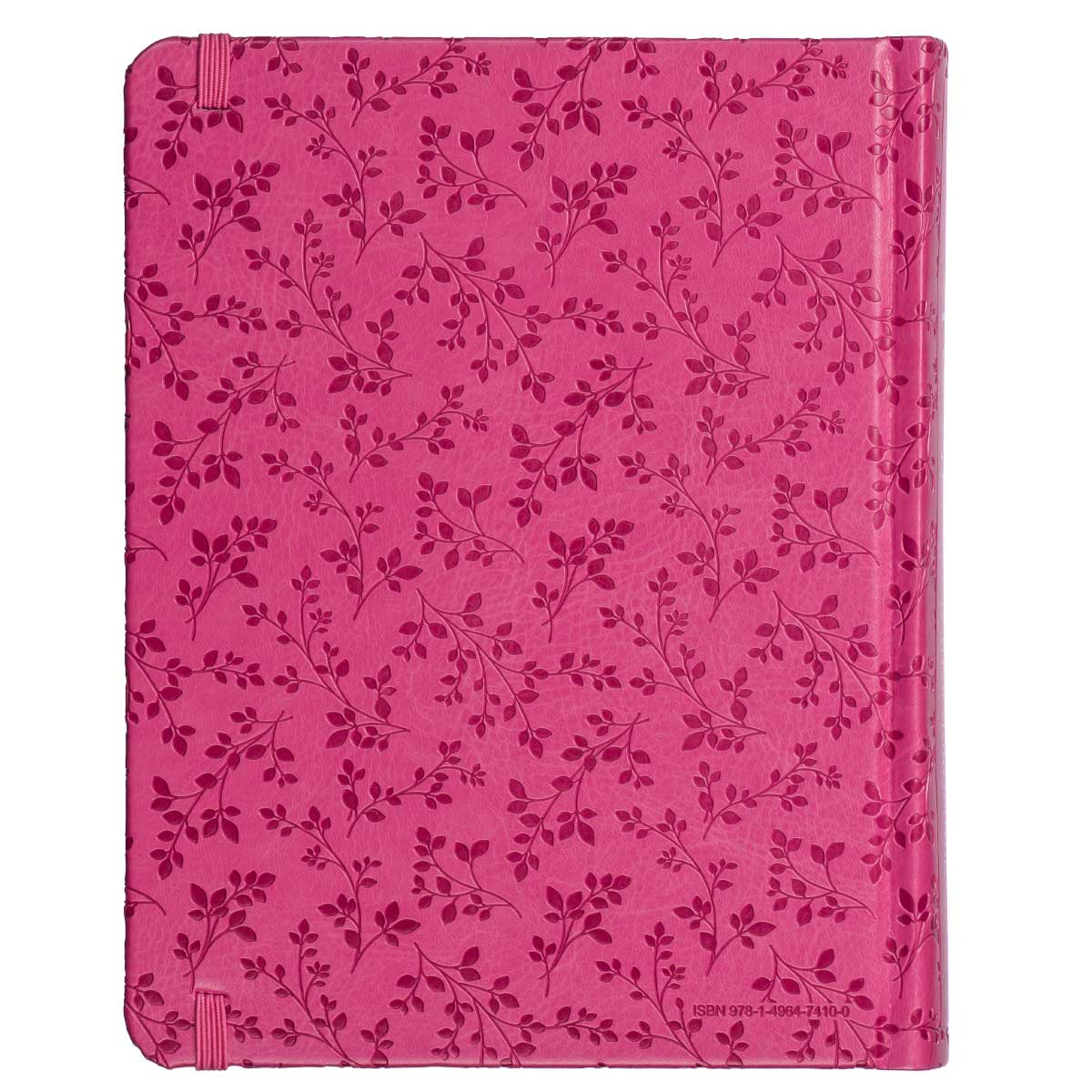 NLT Pink Peony Faux Leather Inspire Filament Bible image 1