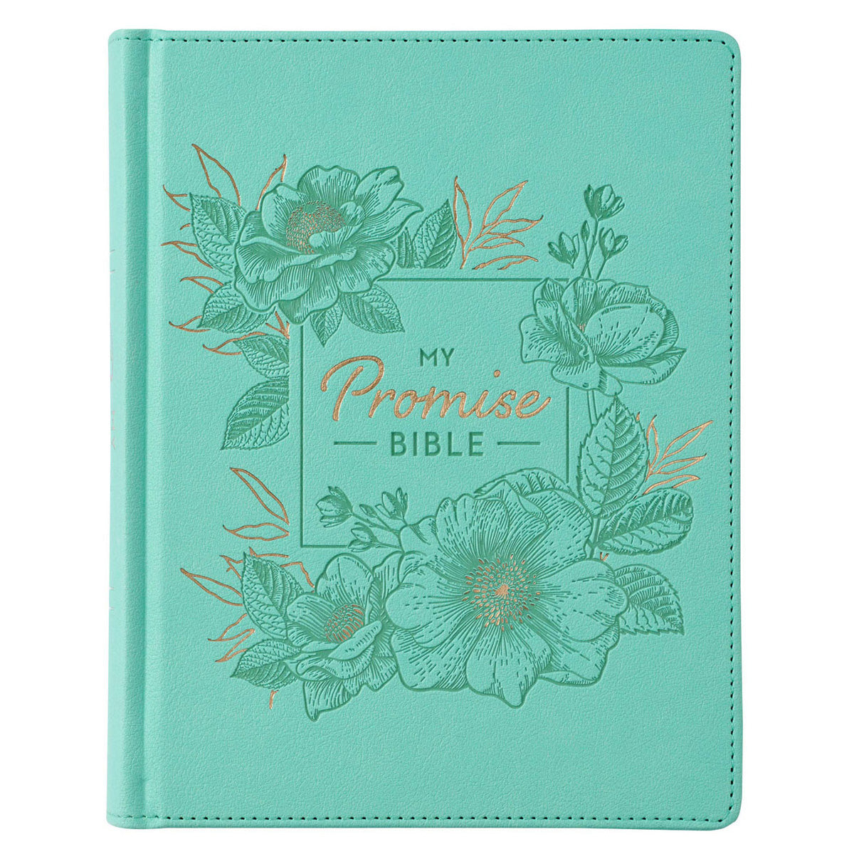 KJV Turquoise Faux Leather Hardcover My Promise Bible image 0
