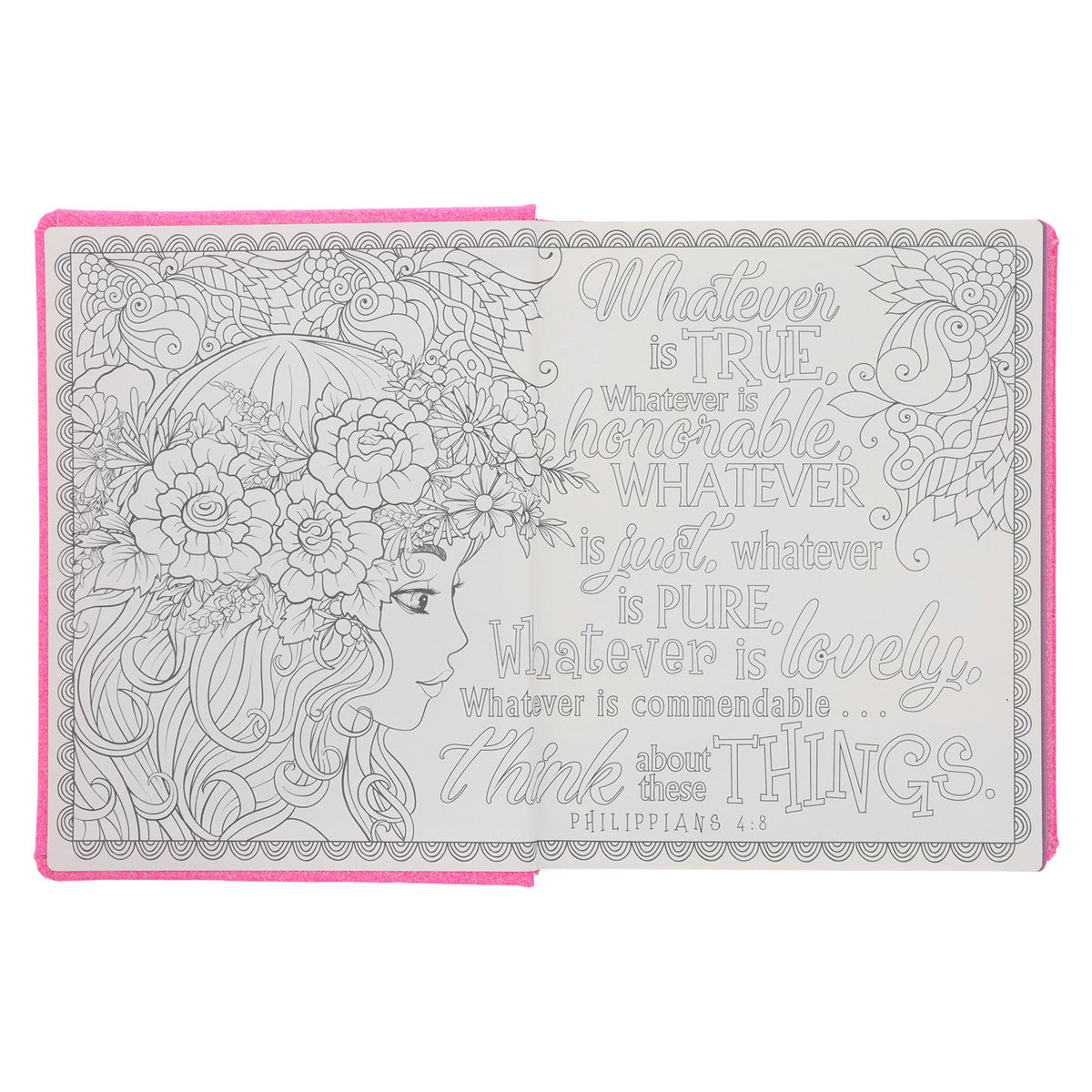 ESV Pink Glitter Hardcover My Creative Bible for Girls image 4