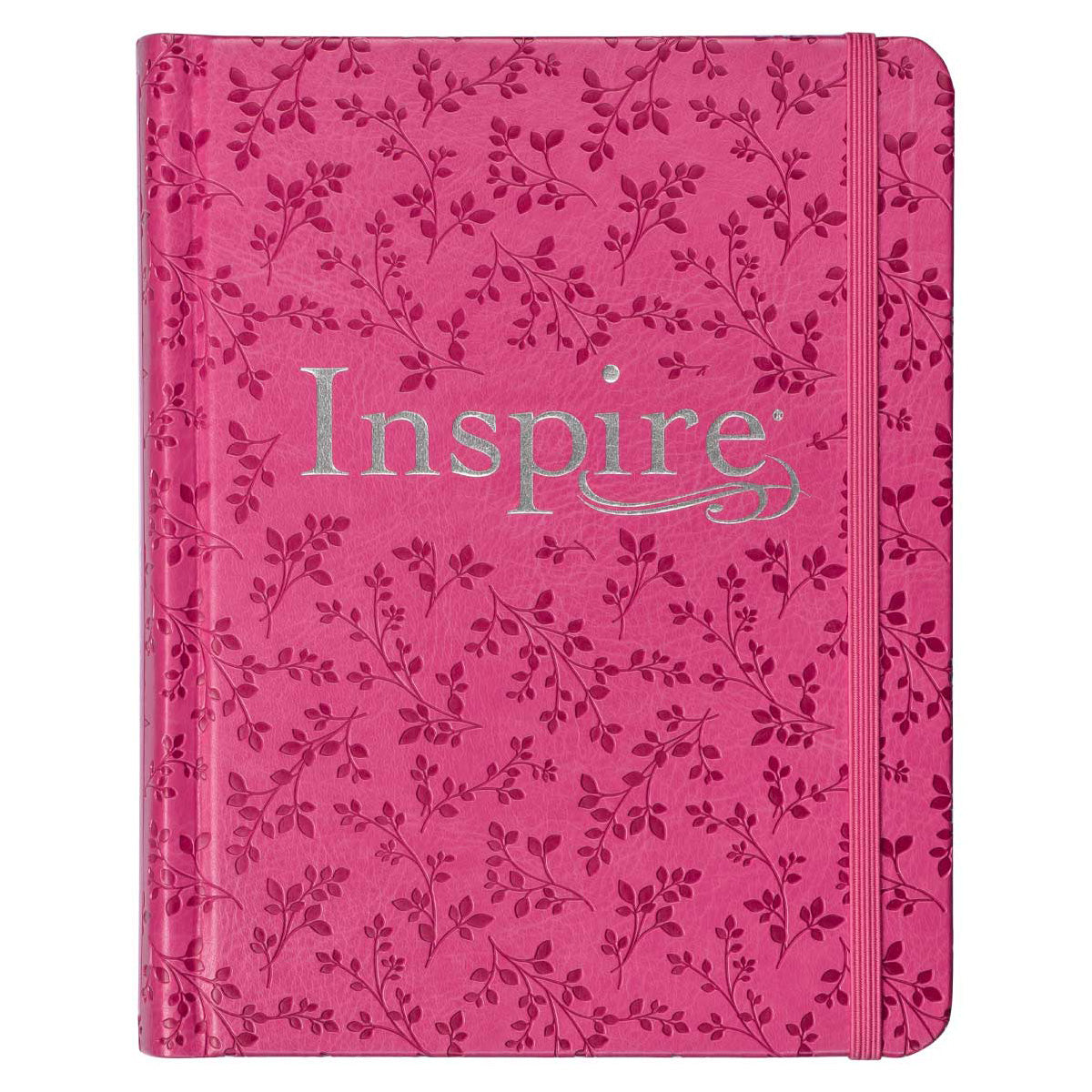 NLT Pink Peony Faux Leather Inspire Filament Bible image 0