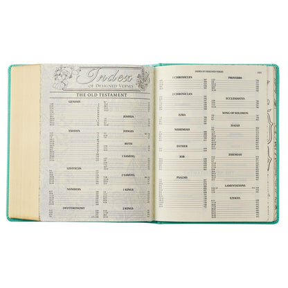 KJV Turquoise Faux Leather Hardcover My Promise Bible image 5