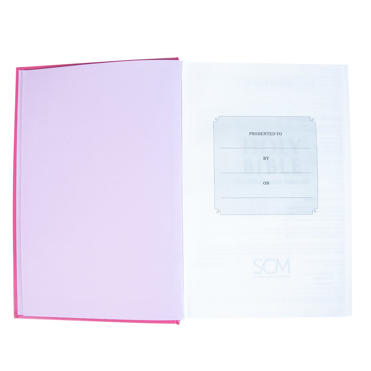 NKJV Pink Hardcover Bible image 3
