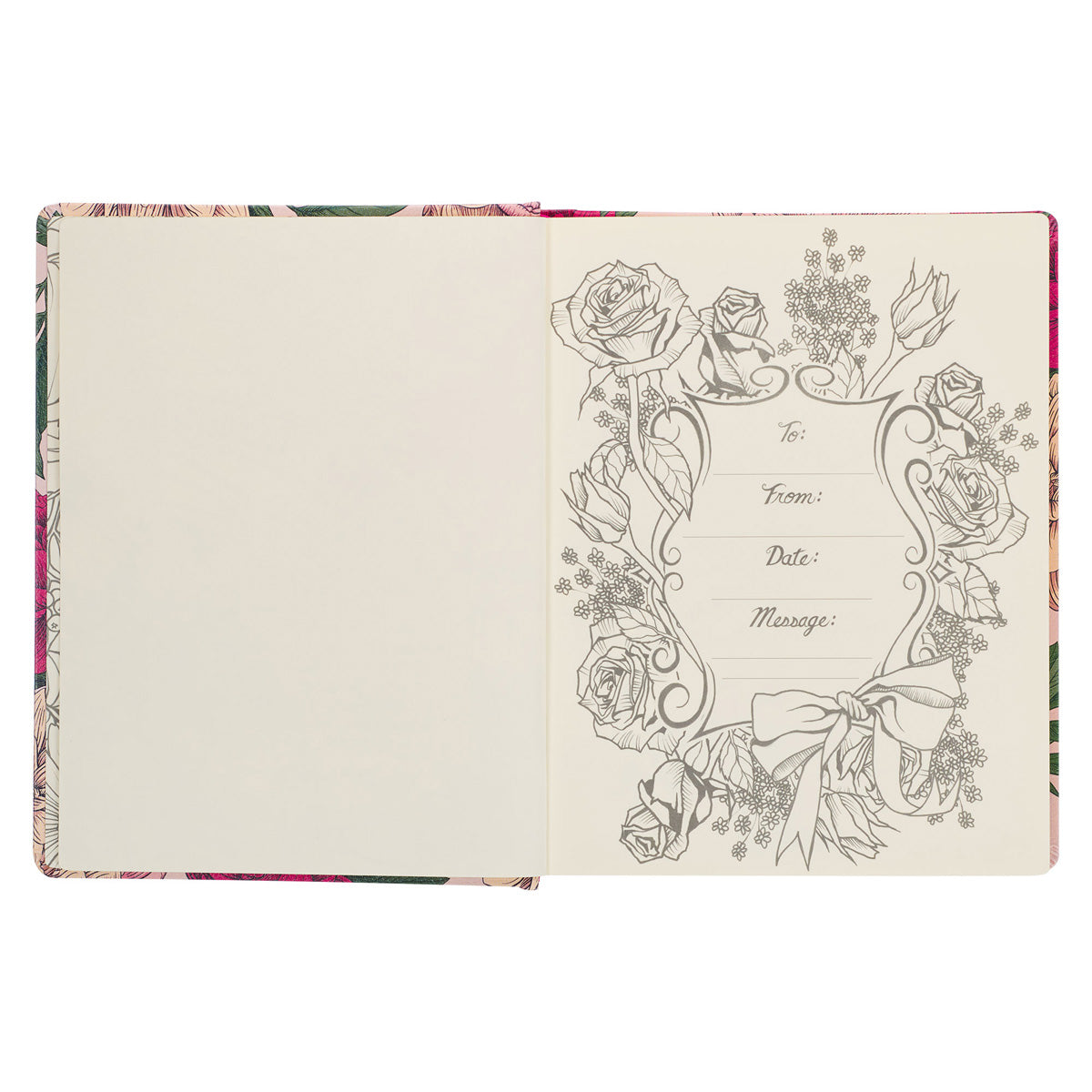 KJV Pink Floral Hardcover My Creative Bible image 3