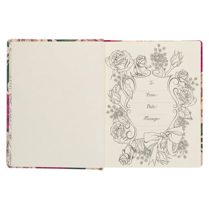 KJV Pink Floral Hardcover My Creative Bible image 3