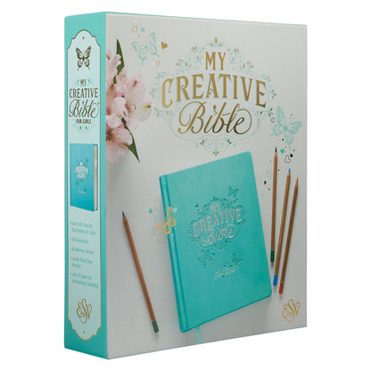ESV Turquoise Faux Leather Hardcover My Creative Bible For Girls image 4