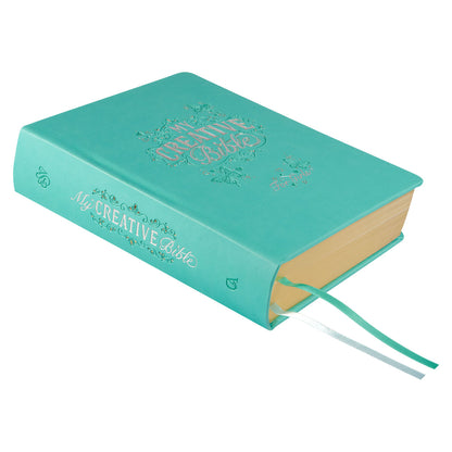 ESV Turquoise Faux Leather Hardcover My Creative Bible For Girls image 2