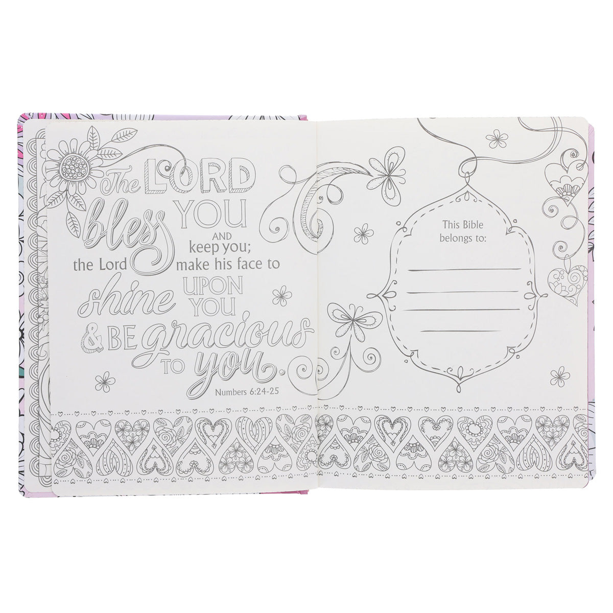 ESV Pink Coloring Hardcover My Creative Bible for Girls image 4