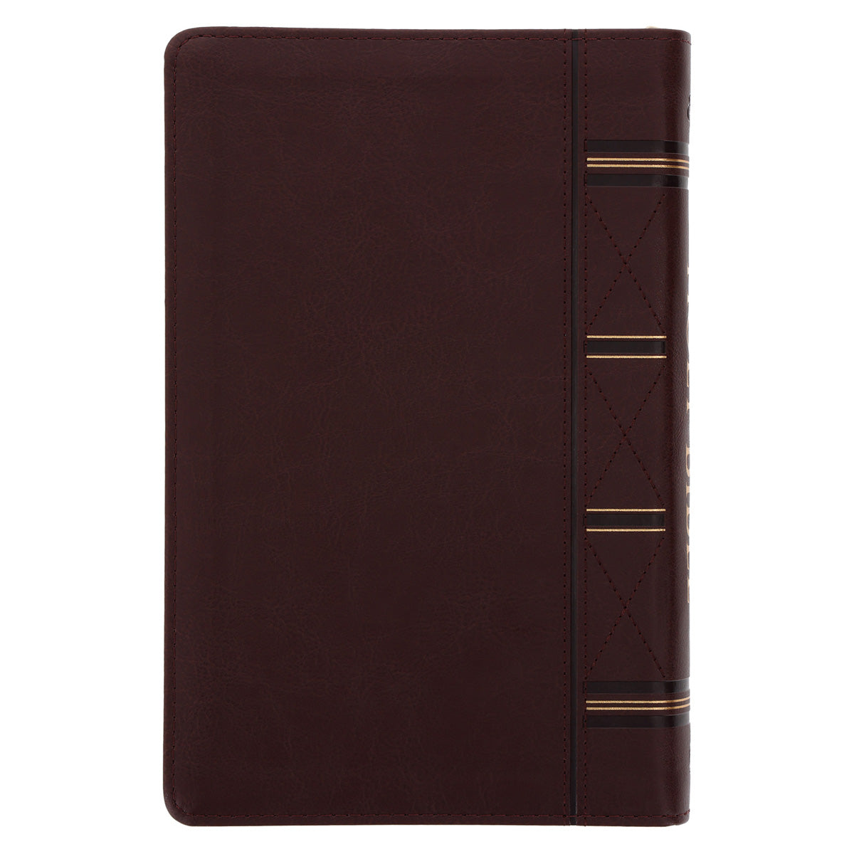 ESV Dark Brown Faux Leather Standard Bible Thumb Indexed With Zip image 1