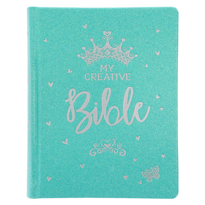 ESV Teal Glitter Hardcover My Creative Bible for Girls image 0
