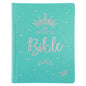 ESV Teal Glitter Hardcover My Creative Bible for Girls image 0