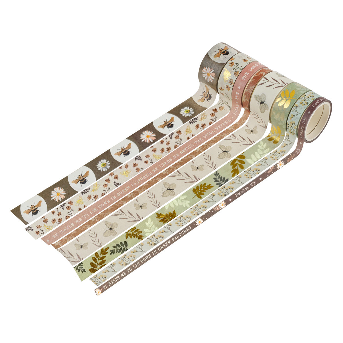 Psalm 23 Eight-Piece Washi Tape Set image 2