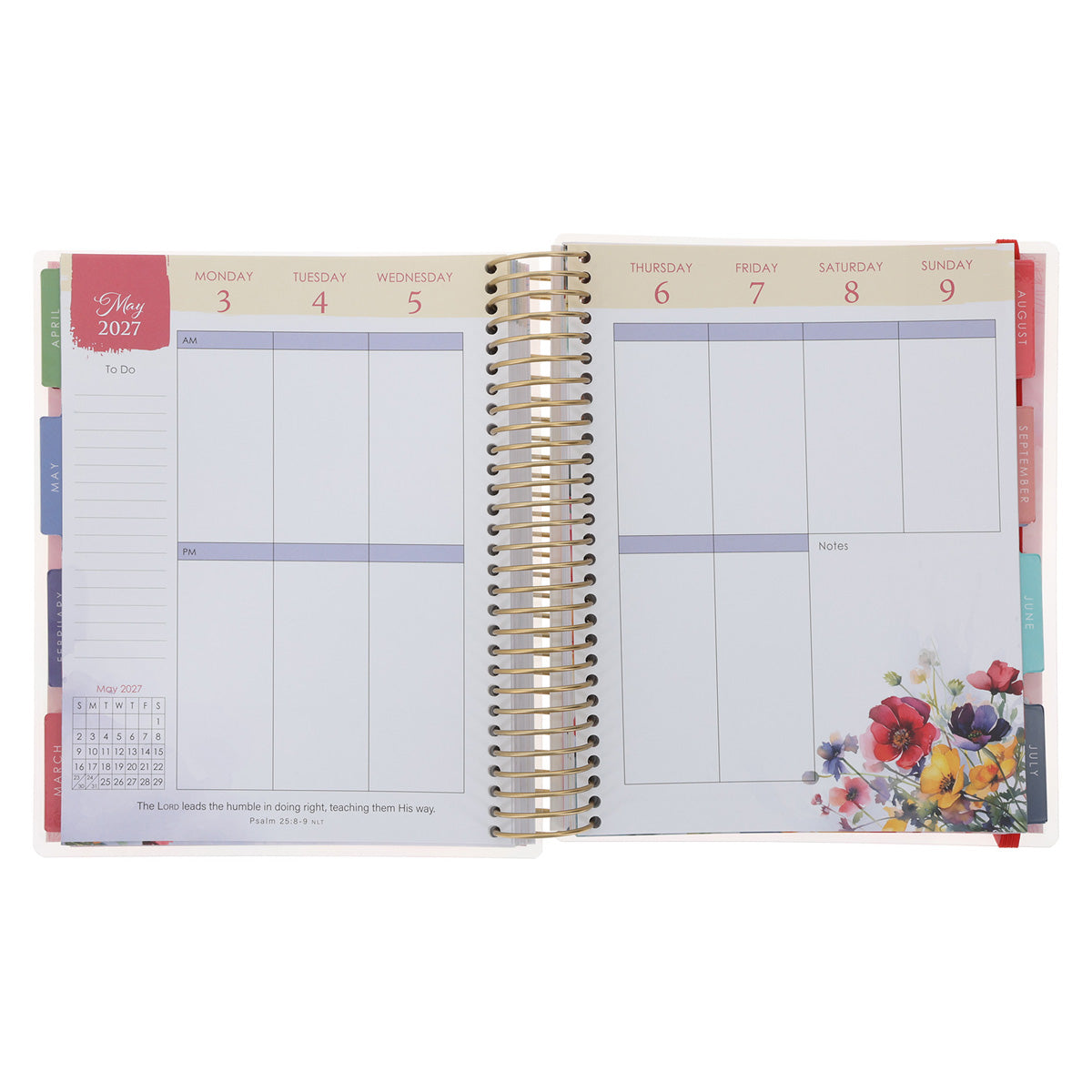 2027 Diary - 18-Month Planner for Women - Everything Beautiful - Wirebound image 6