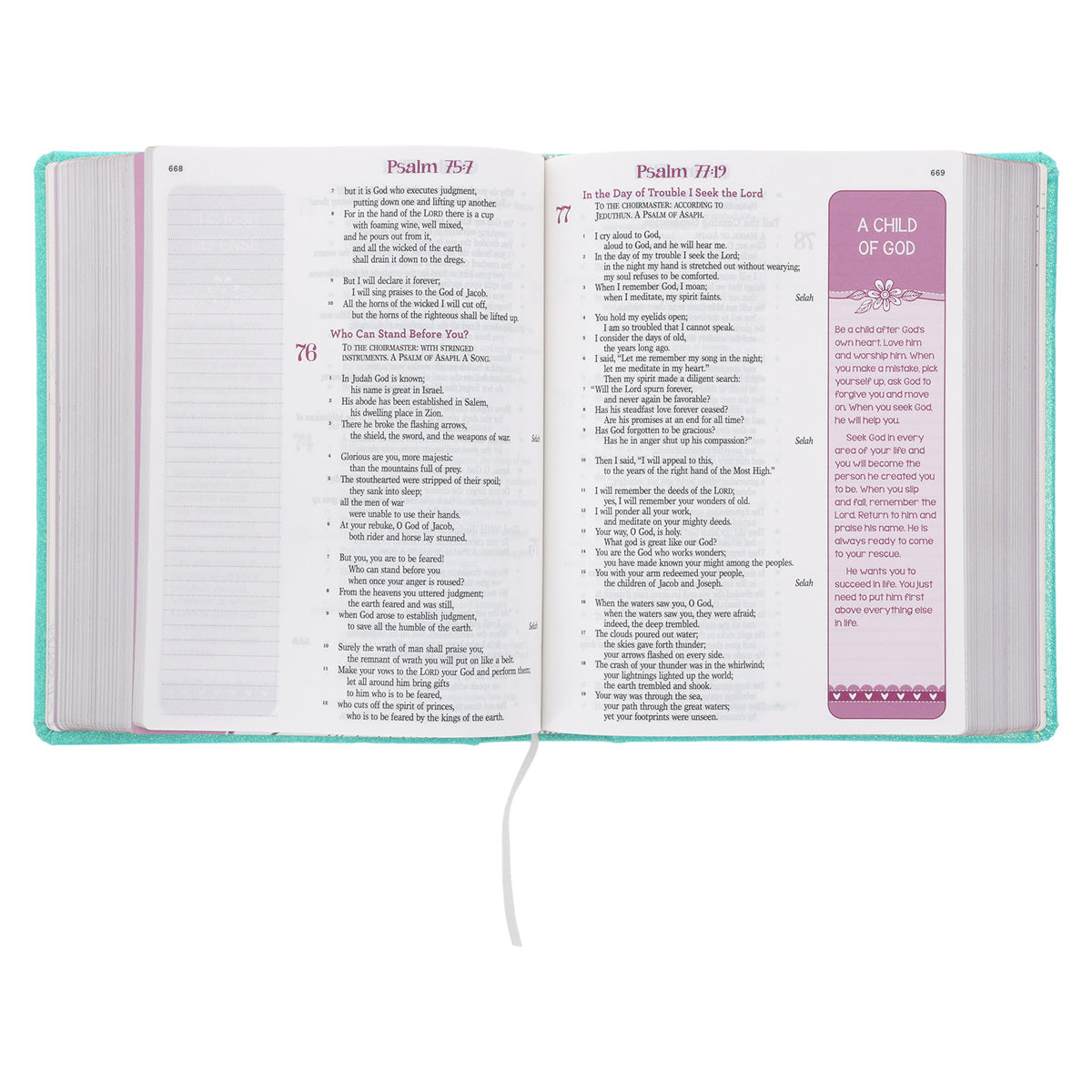 ESV Teal Glitter Hardcover My Creative Bible for Girls image 5