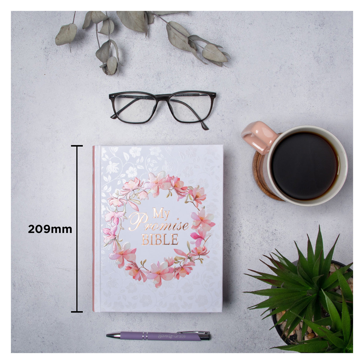 KJV Flower Garland Hardcover My Promise Bible image 6