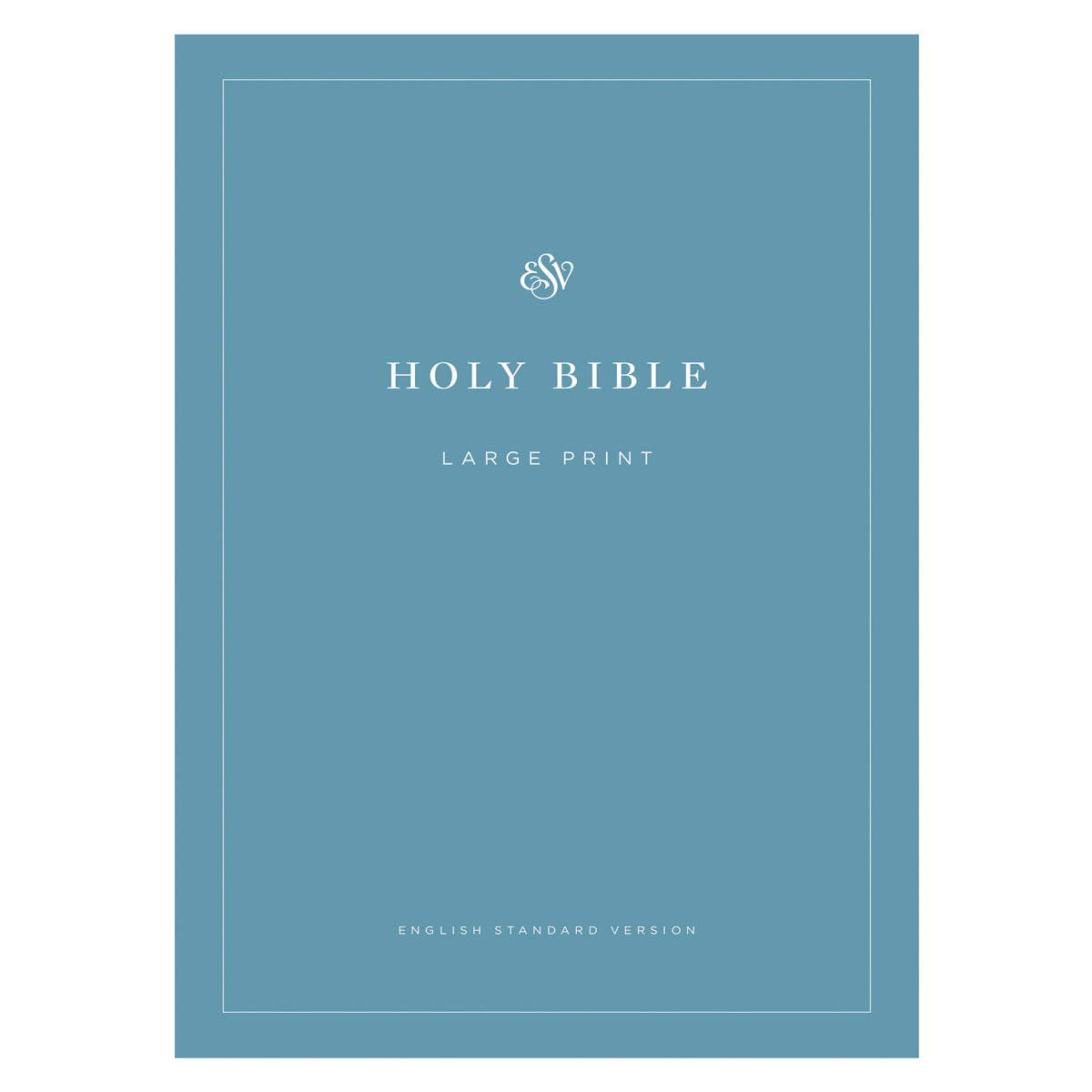 ESV Economy Bible Large Print Blue (Paperback) image 0