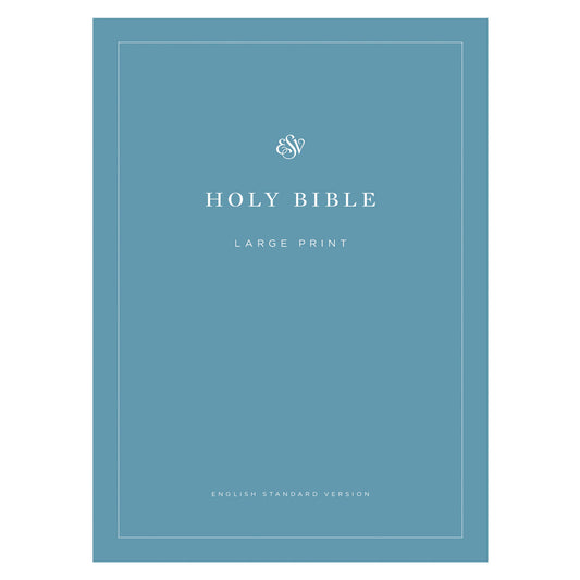 ESV Economy Bible Large Print Blue (Paperback) image 0