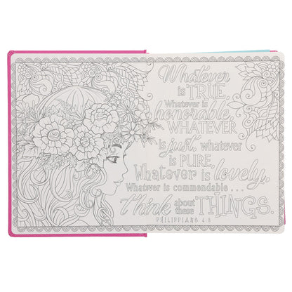 ESV Pink Color-Changing Hardcover My Creative Bible for Girls image 4