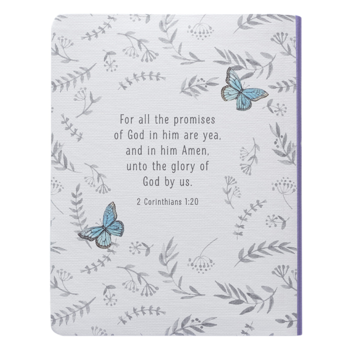 KJV Butterflies Flexcover Faux Leather My Promise Bible image 1