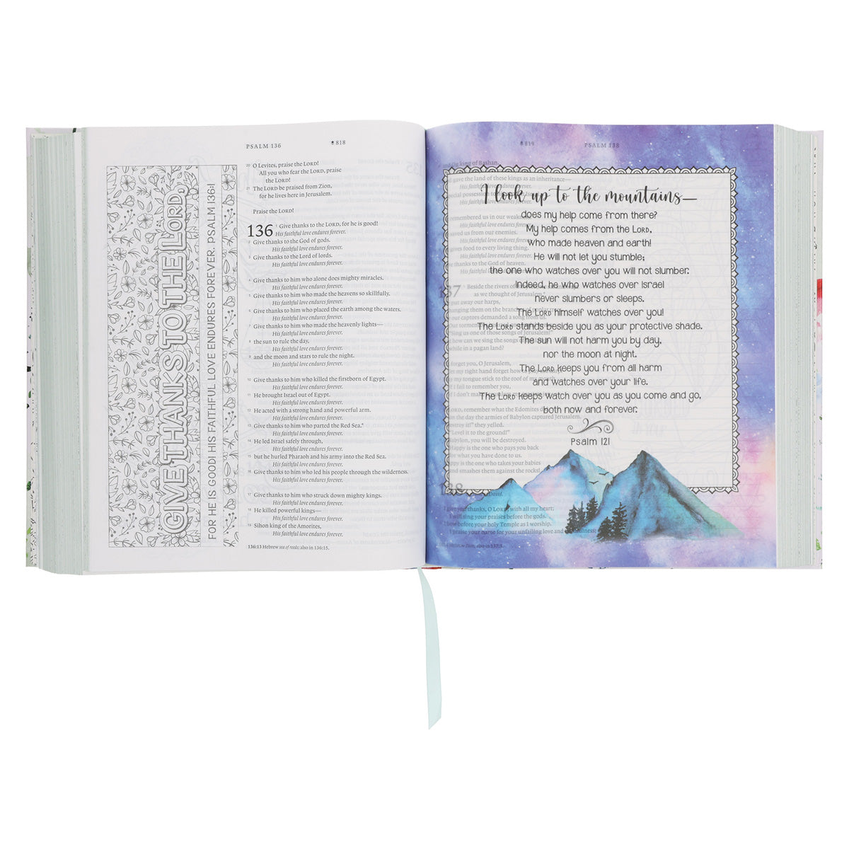 NLT Wildflower Meadow Hardcover Inspire Faith Filament-Enabled Bible Large Print image 5