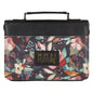 Hope and a Future Black Floral Faux Leather Bible Bag image 0