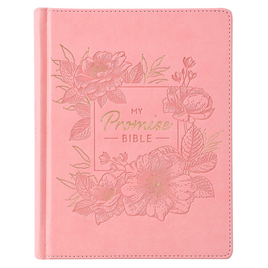 KJV Pink Faux Leather Hardcover My Promise Bible image 0
