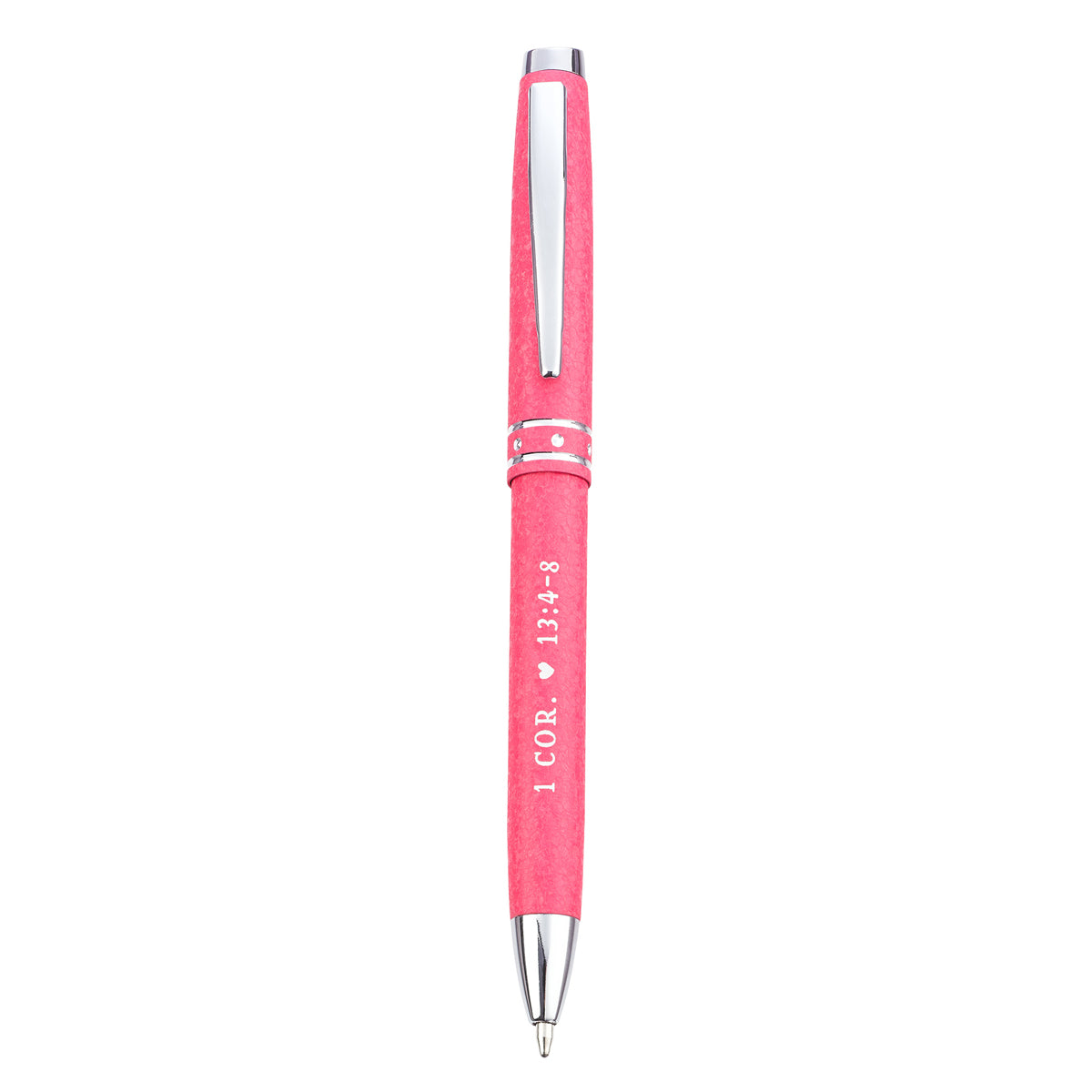 Love Is Patient Love Is Kind Metal Pen In Tube - 1 Corinthians 134-8 image 1