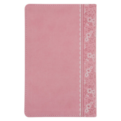 NLT Pink Deer Flexcover Faux Leather Baby Bible for Girls image 2