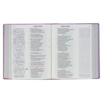 ESV Purple Glitter Hardcover My Creative Bible For Girls image 5