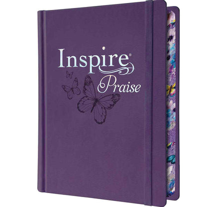 NLT Purple Faux Leather Hardcover Inspire Praise Filament-Enabled Edition Bible image 0