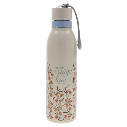 There Is a Time to Love Stainless Steel Water Bottle image 0