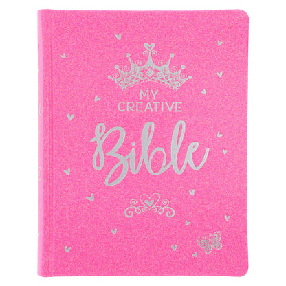 ESV Pink Glitter Hardcover My Creative Bible for Girls image 0