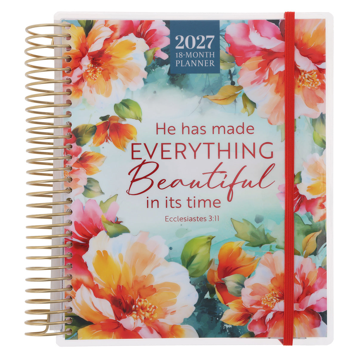 2027 Diary - 18-Month Planner for Women - Everything Beautiful - Wirebound image 0