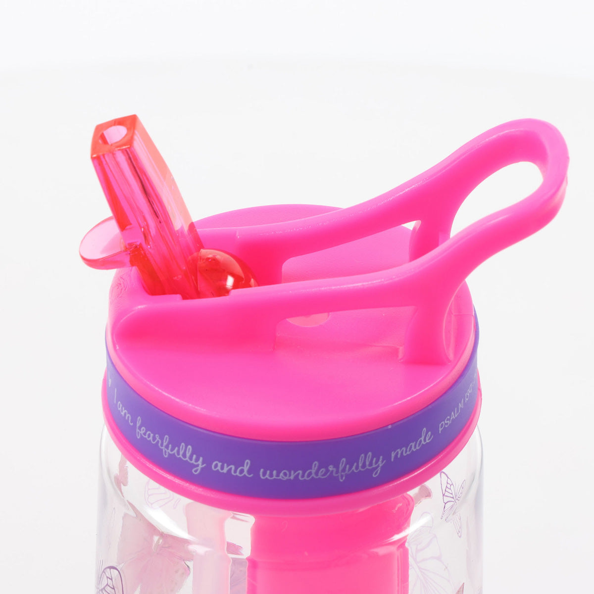 I Am God's Princess Plastic Water Bottle image 2