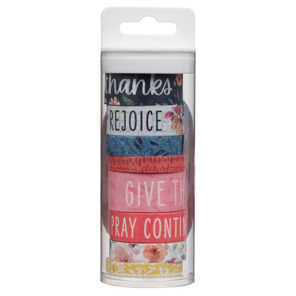 Rejoice Always Eight-Piece Washi Tape Set image 1