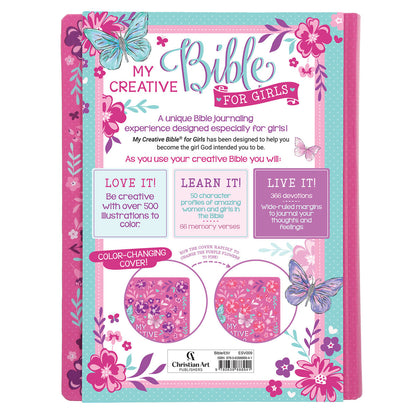 ESV Pink Color-Changing Hardcover My Creative Bible for Girls image 3