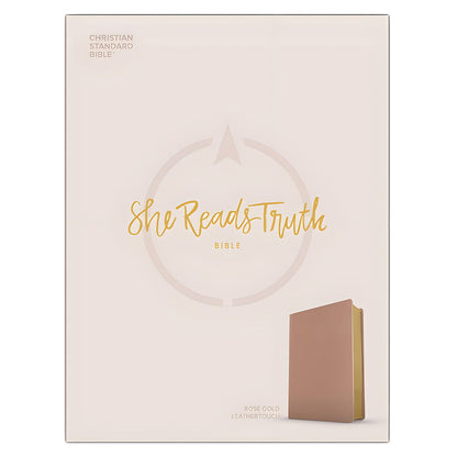 CSB Rose Gold Imitation Leather She Reads Truth Bible image 0