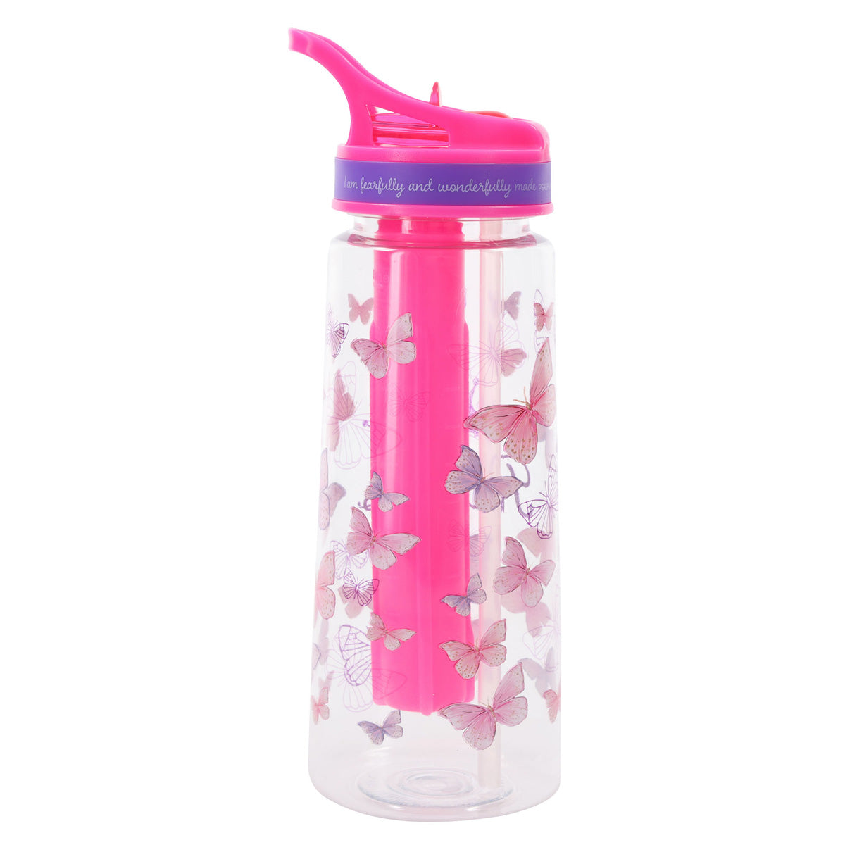 I Am God's Princess Plastic Water Bottle image 1