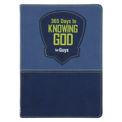 365 Days To Knowing God For Guys Faux Leather image 0