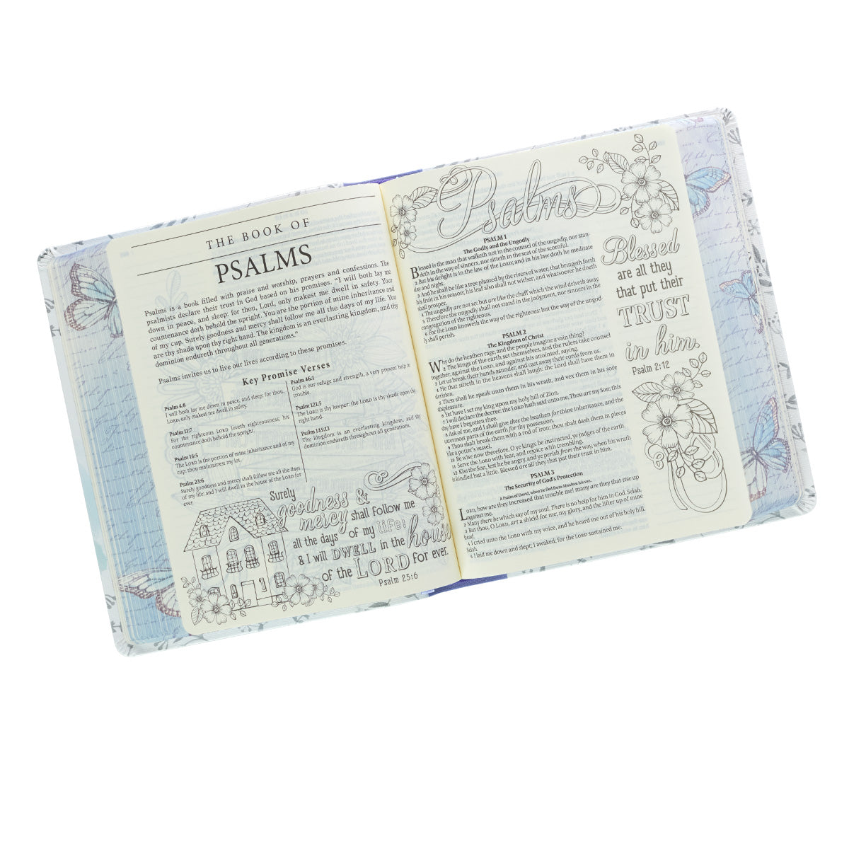 KJV Butterflies Flexcover Faux Leather My Promise Bible image 4